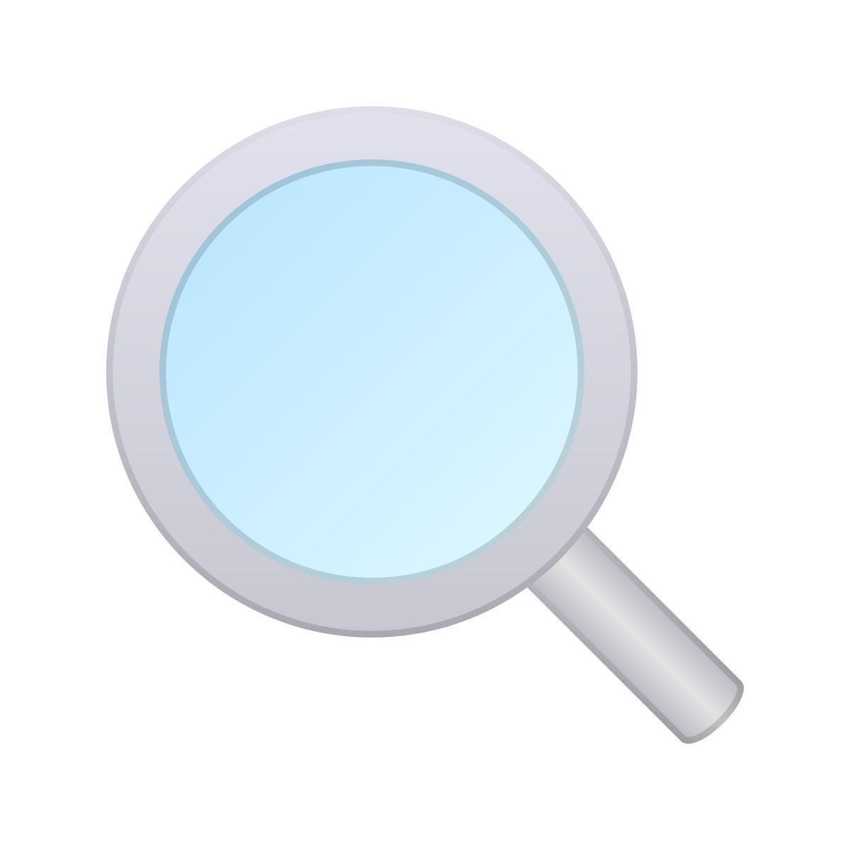 skeuomorphism style ricerca icon