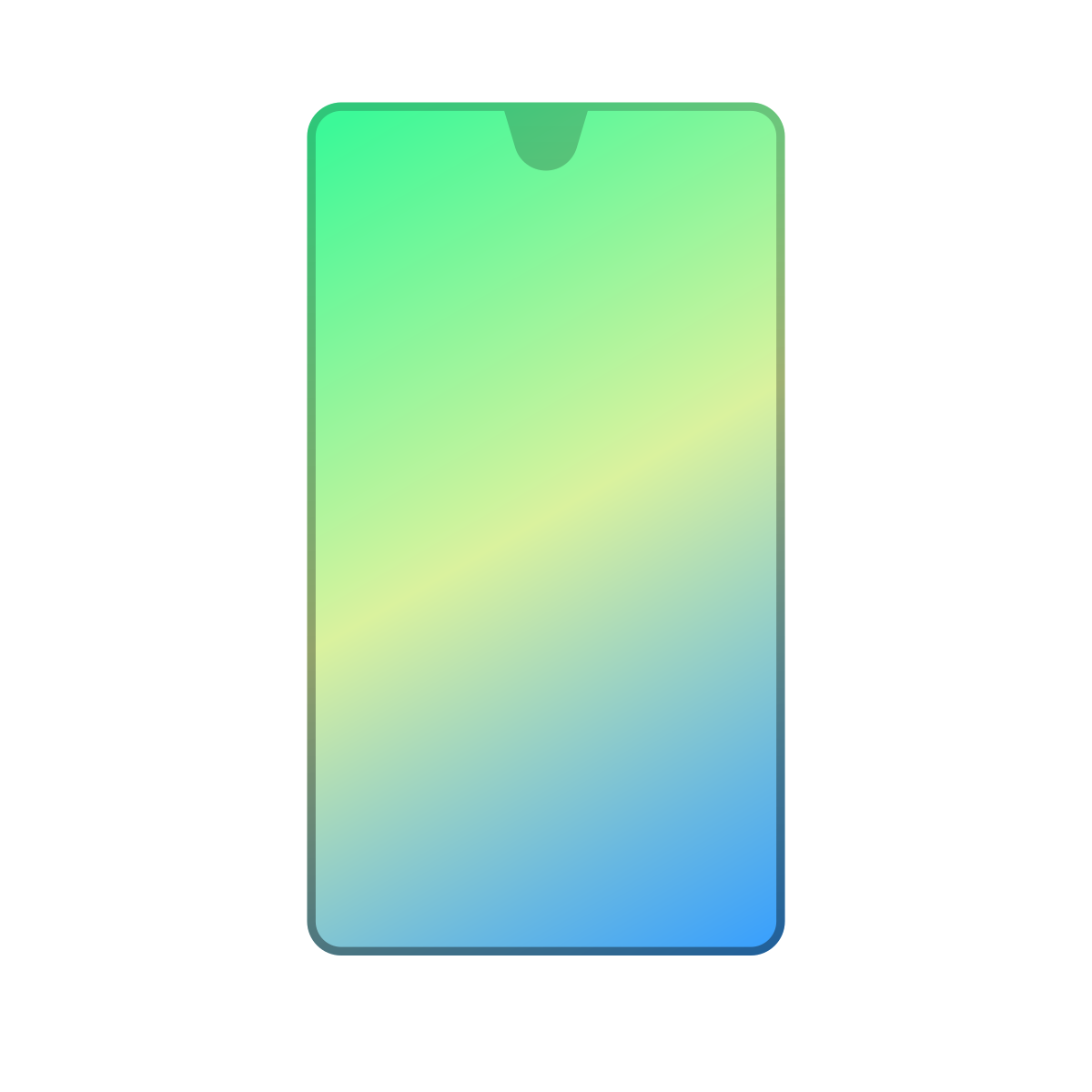 skeuomorphism style smartphone icon