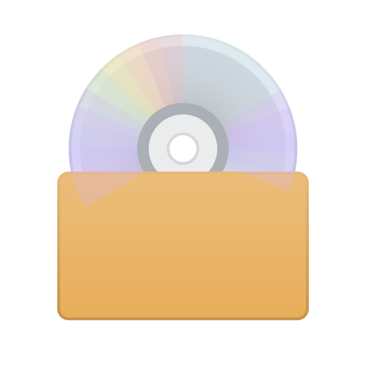 skeuomorphism style software box icon