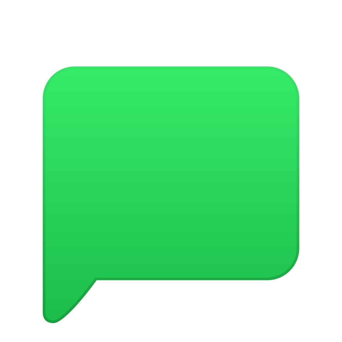 skeuomorphism style sprechblase icon