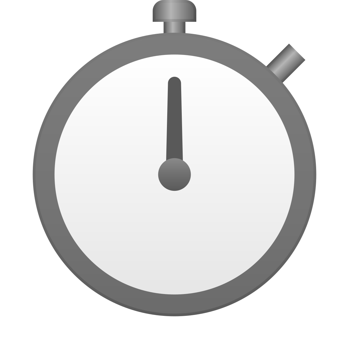 skeuomorphism style stopwatch icon