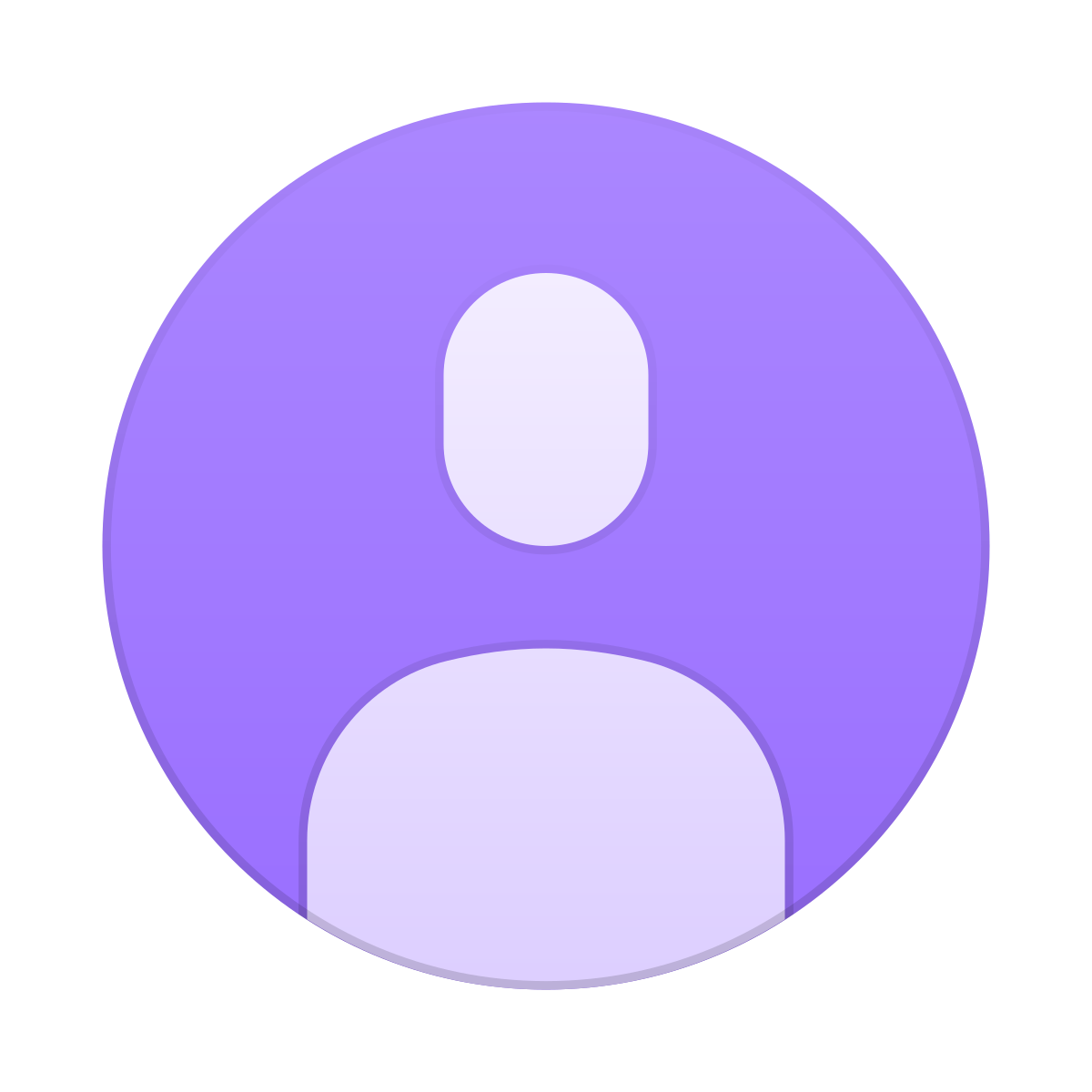 skeuomorphism style test account icon