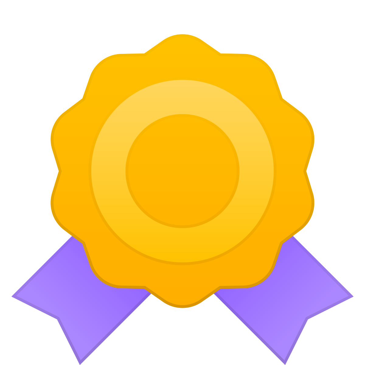skeuomorphism style warranty icon