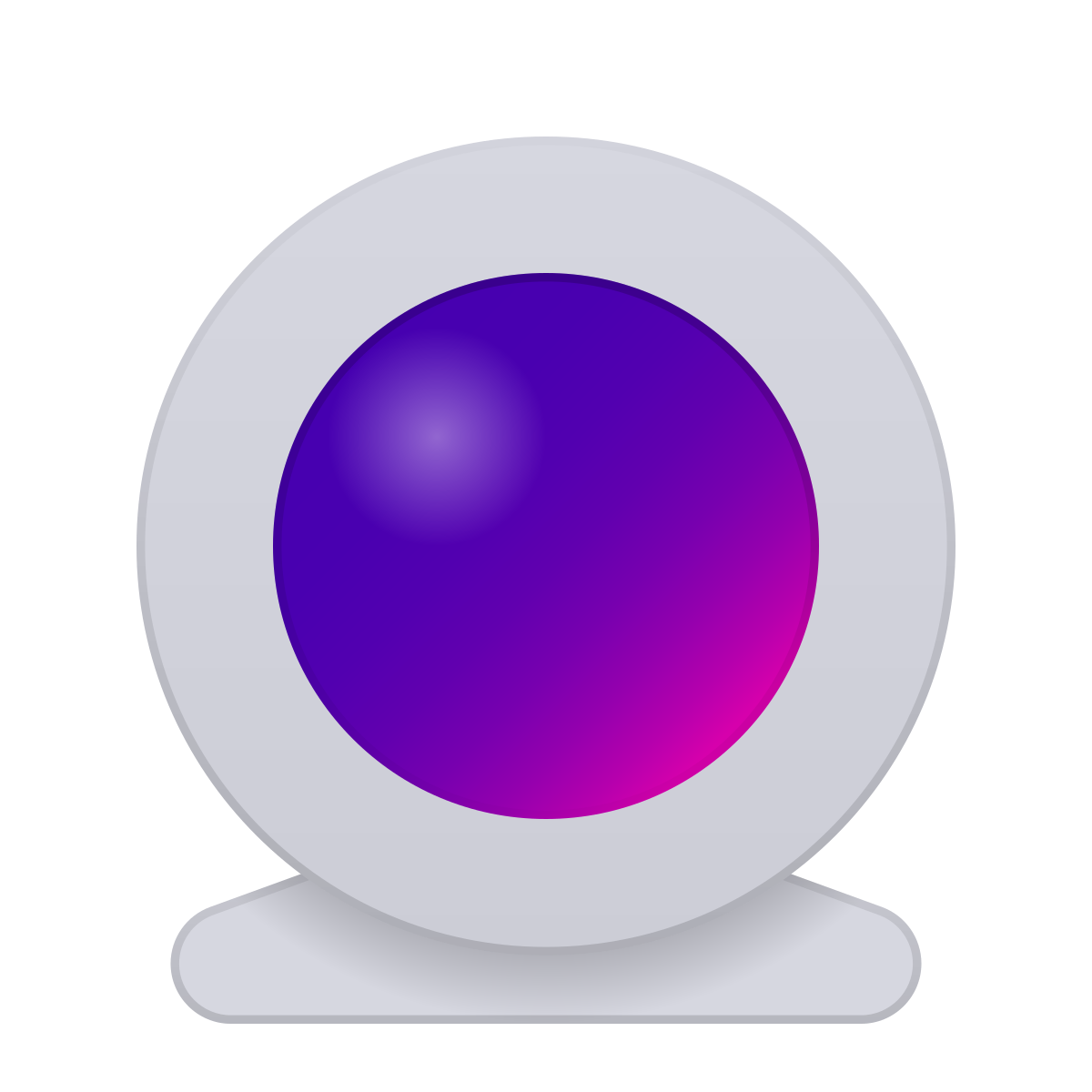 skeuomorphism style webcam icon