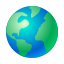 experimental earth-planet-skeuomorphism icon