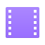 experimental movie-skeuomorphism icon