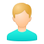 experimental user-male-skin-type-2-skeuomorphism icon
