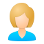user female-skin-type-2 icon