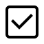 vector image checked checkbox