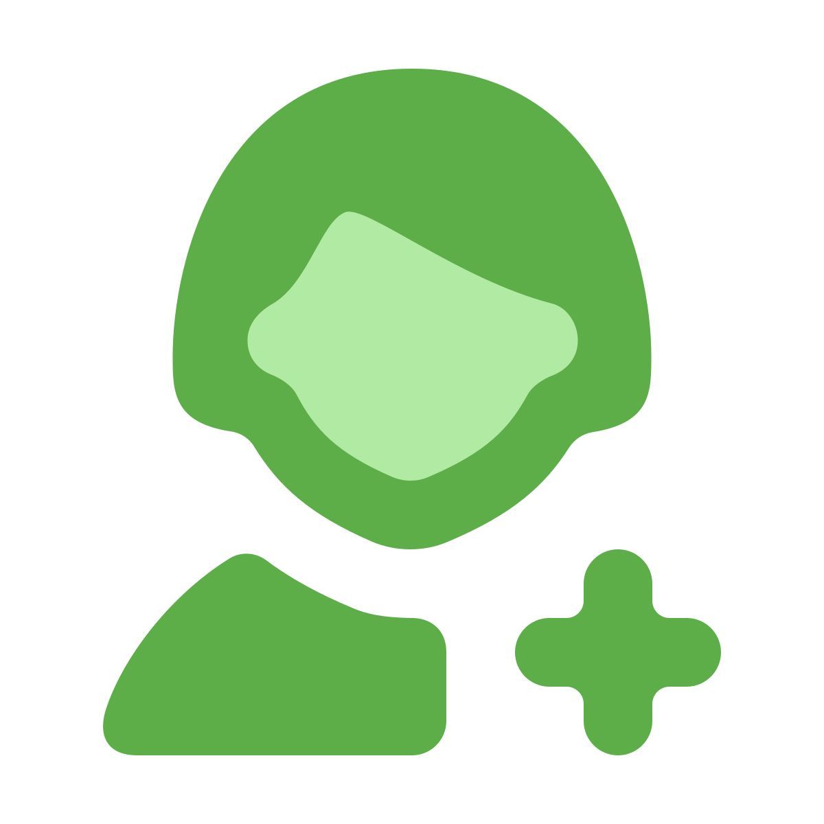 softteal color style add user icon