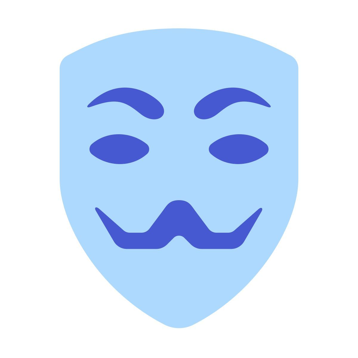 softteal color style máscara anónima icon