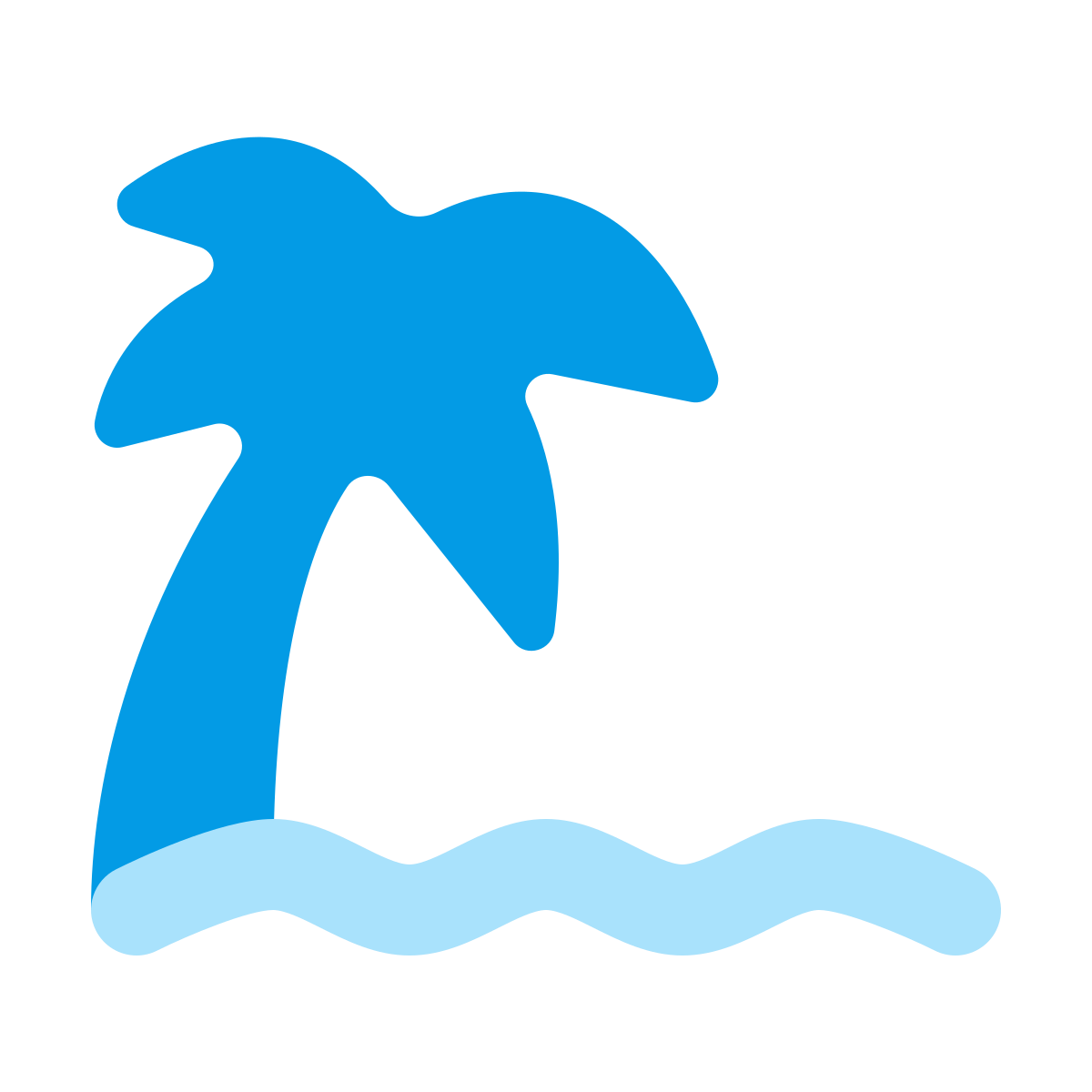 softteal color style beach icon