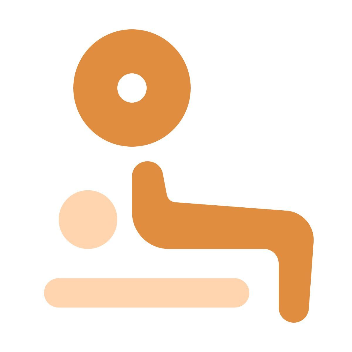 softteal color style bankdrücken icon