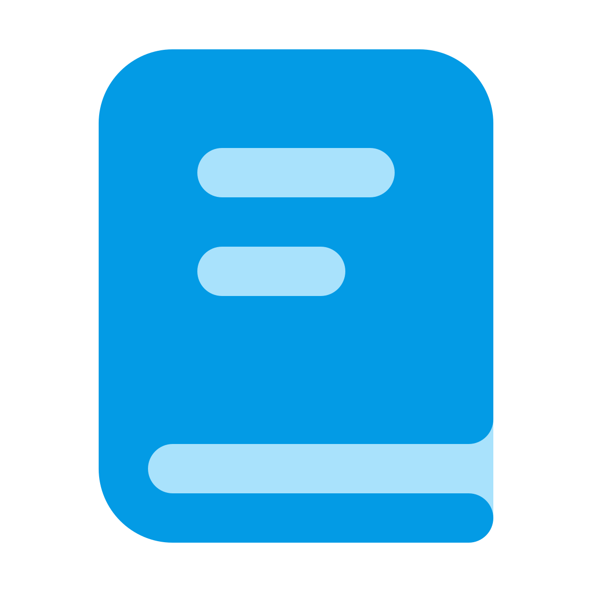 softteal color style book icon