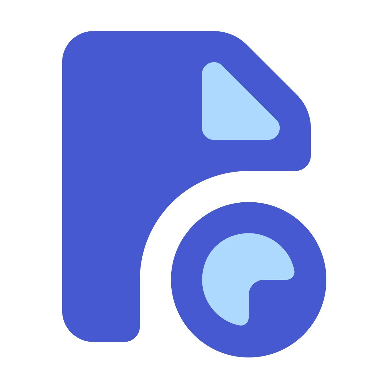 softteal color style business report icon