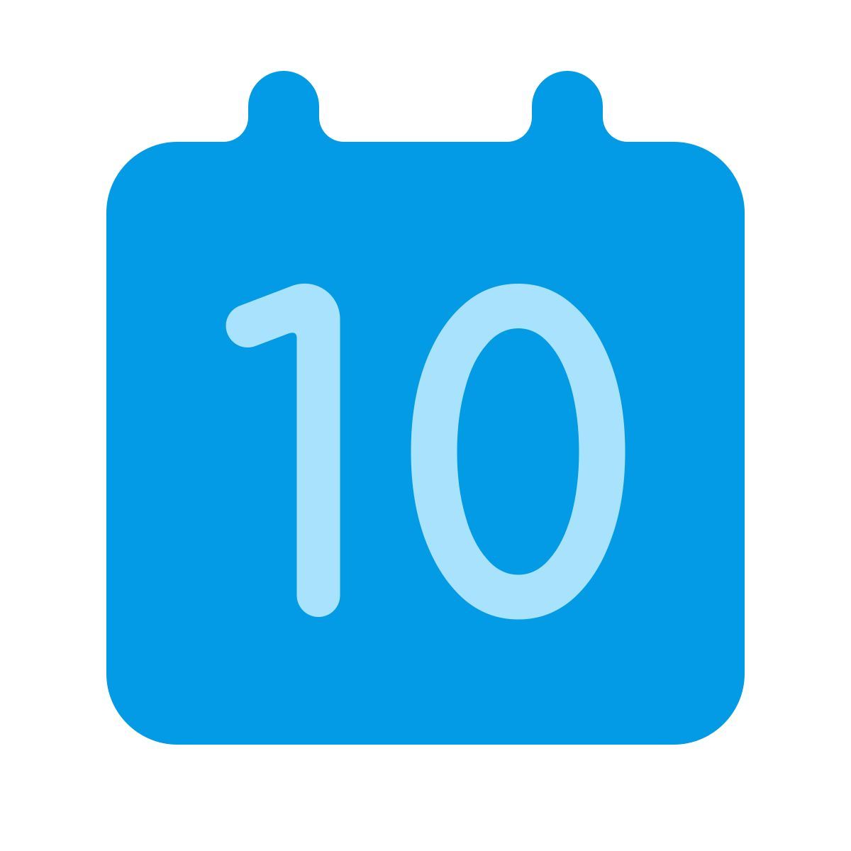 softteal color style 10日历 icon