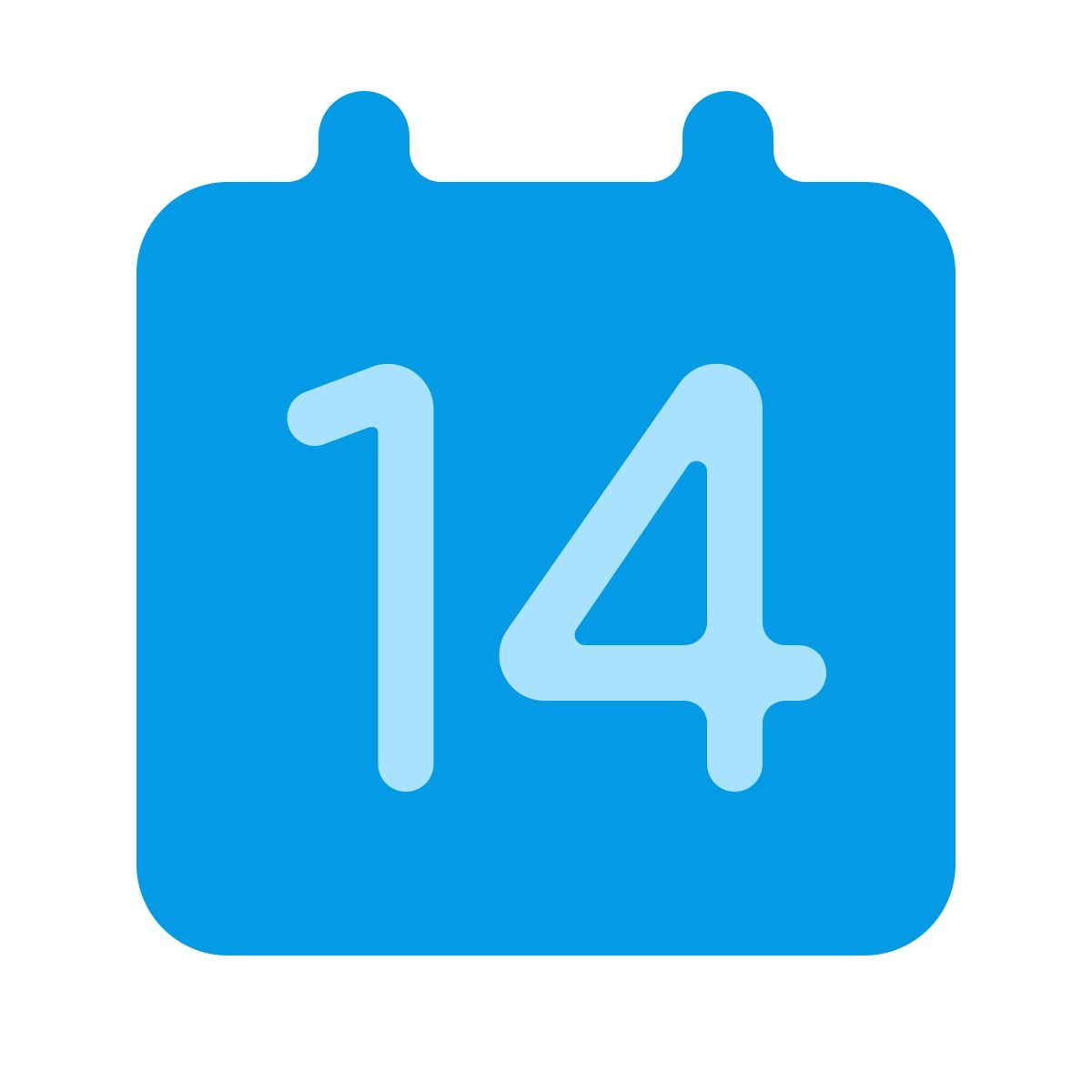 softteal color style calendario 14 icon