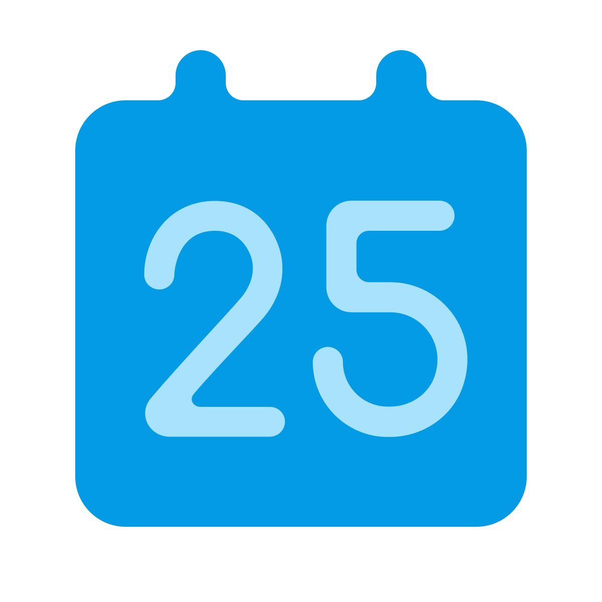 softteal color style 日历25 icon