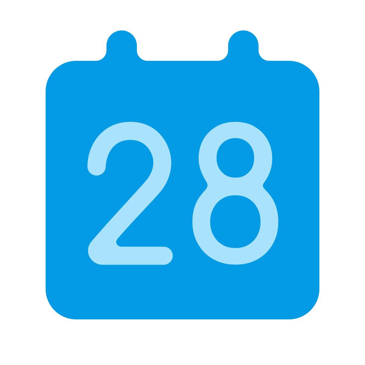 softteal color style 日历28 icon