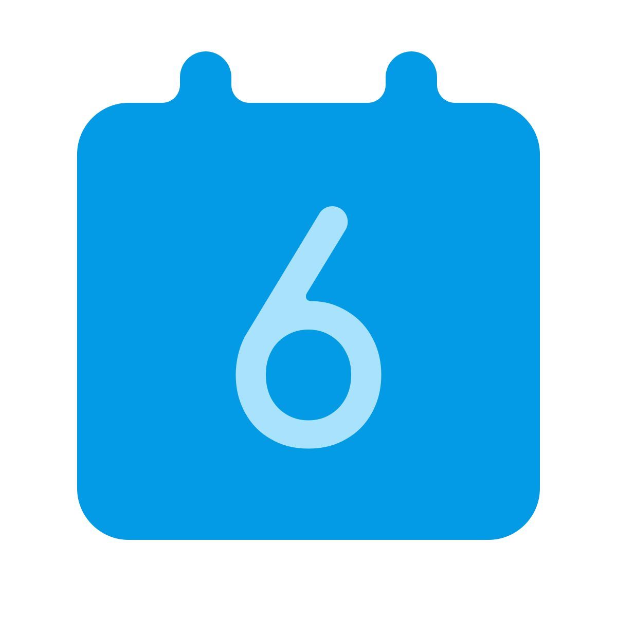 softteal color style calendario 6 icon