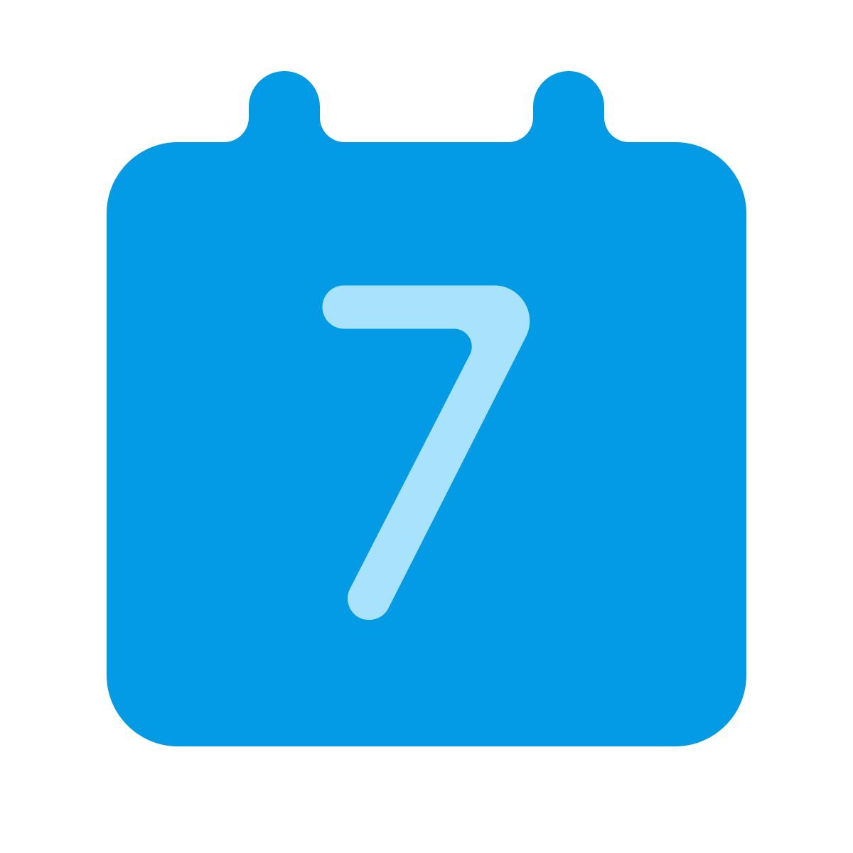 softteal color style 日历7 icon