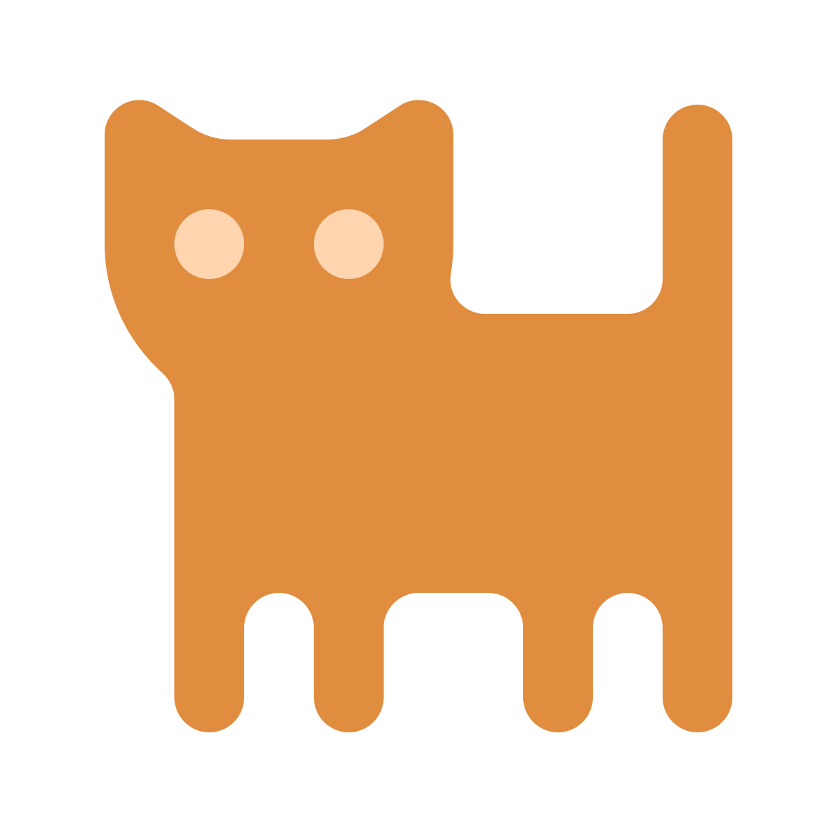 softteal color style cat icon