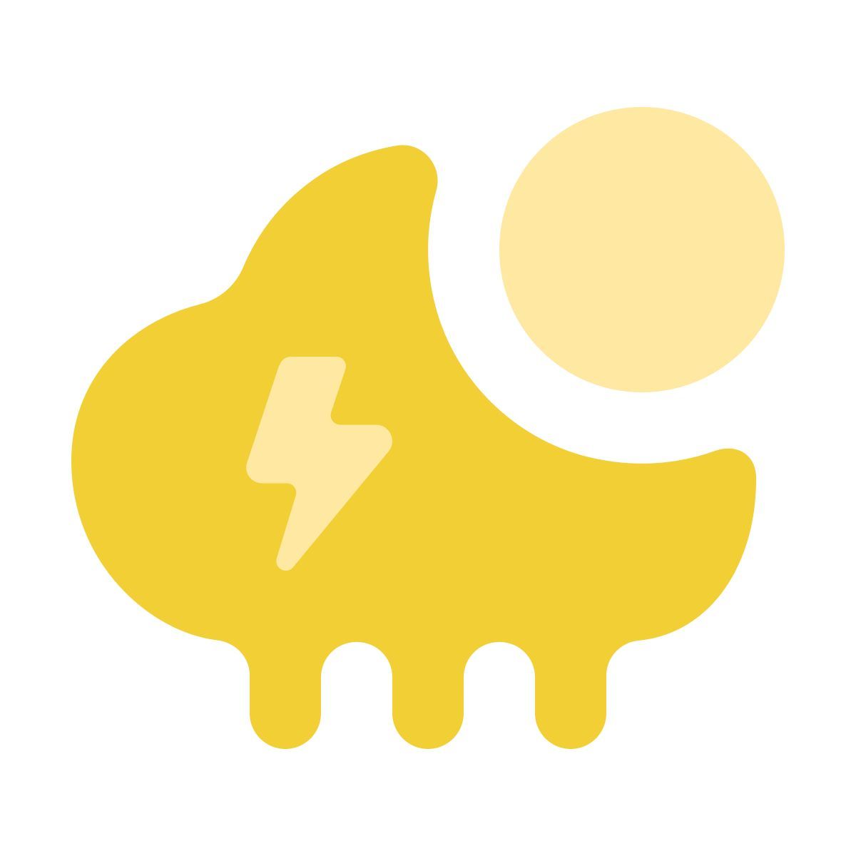 softteal color style possibilità di pioggia icon