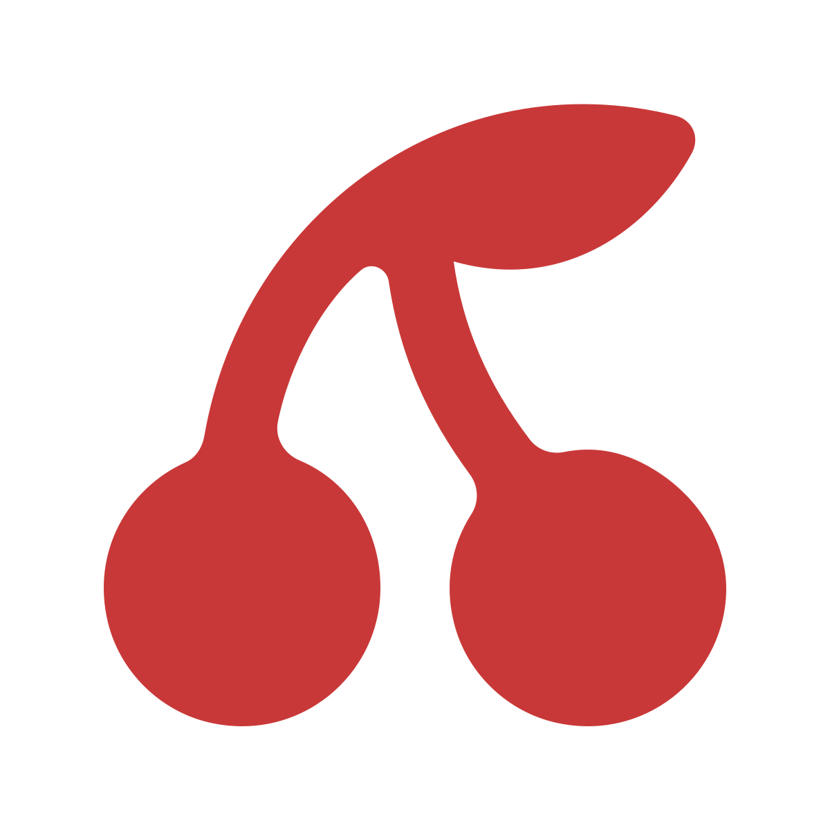softteal color style cherry icon