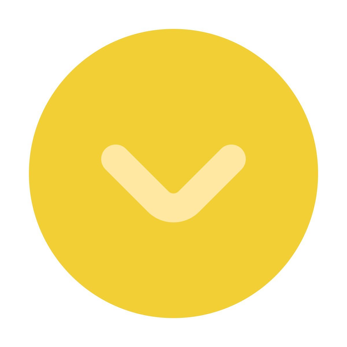 softteal color style flèche bas icon