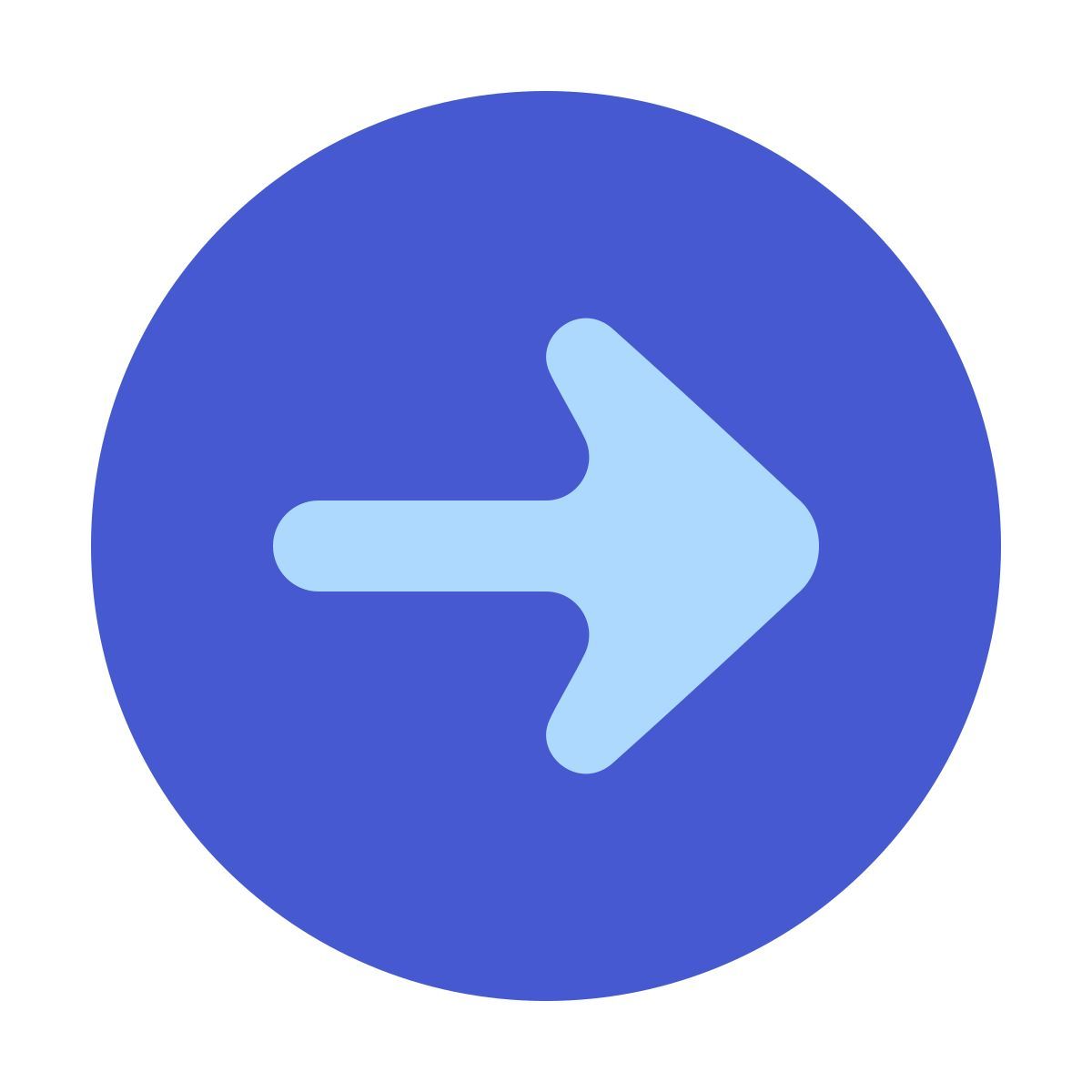 softteal color style forward button icon