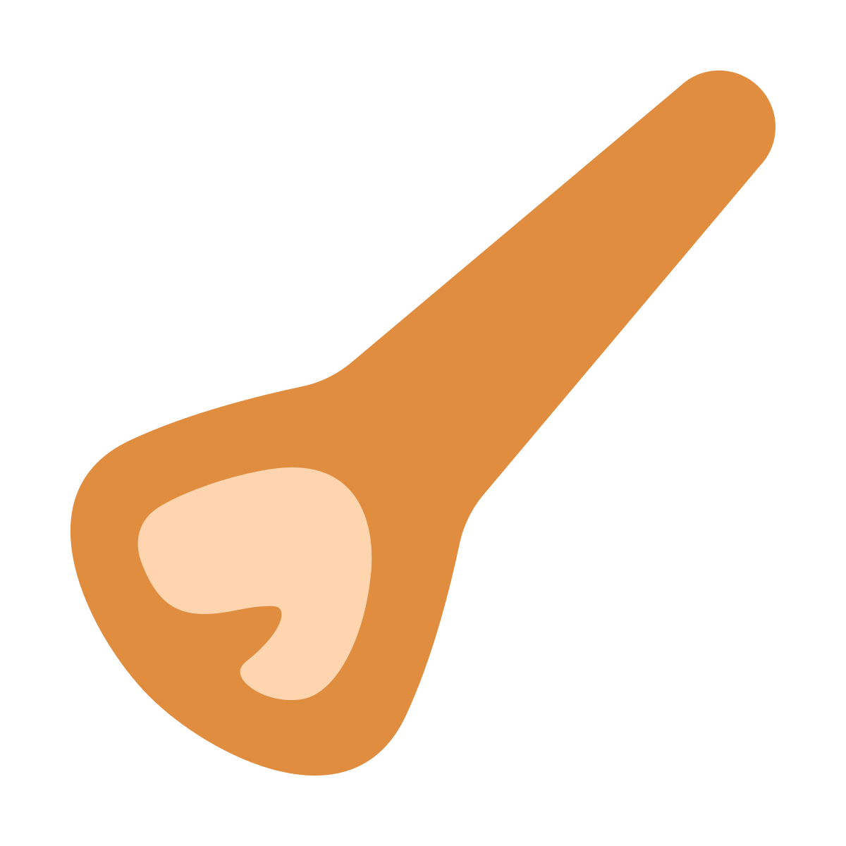 softteal color style cosmetic brush icon