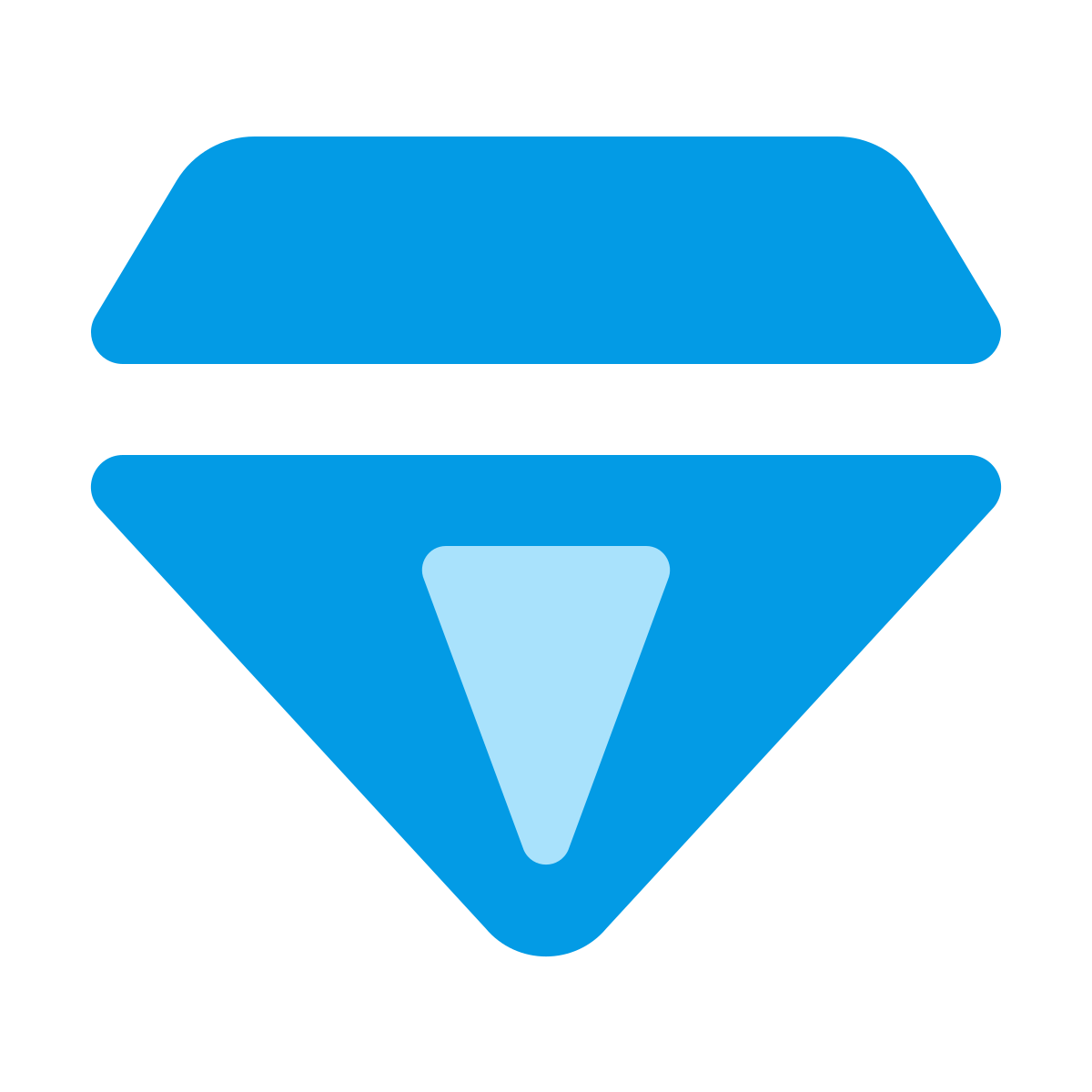 softteal color style diamond icon