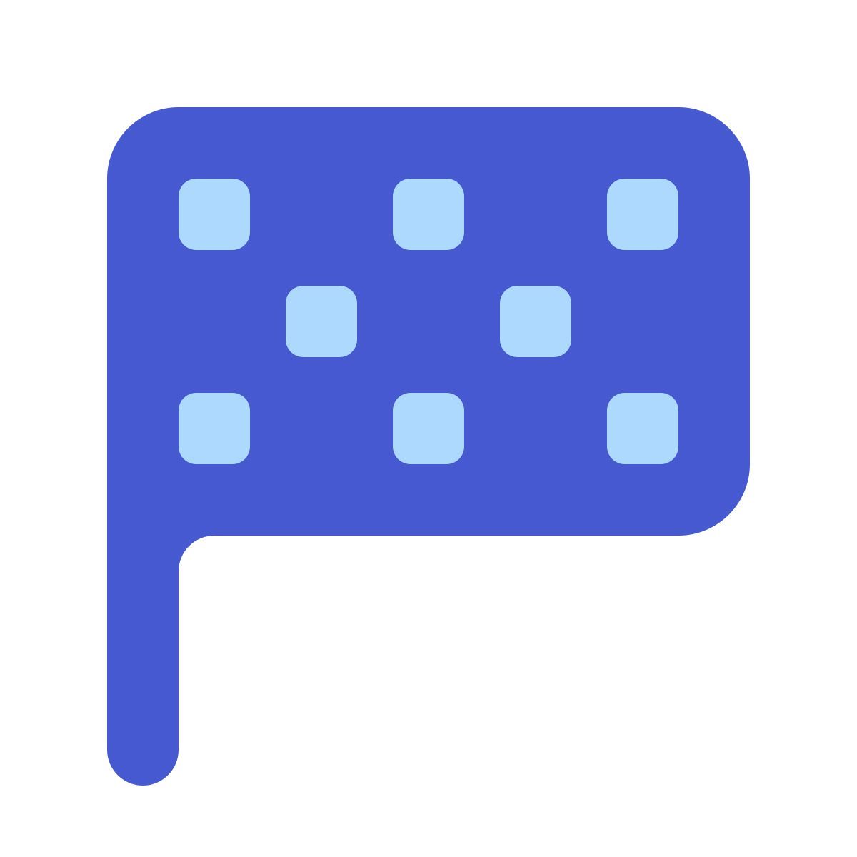 softteal color style zielfahne icon