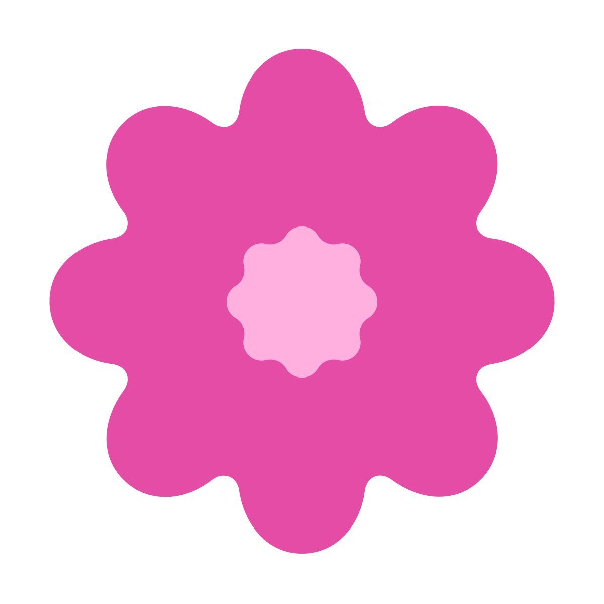 softteal color style 꽃 icon