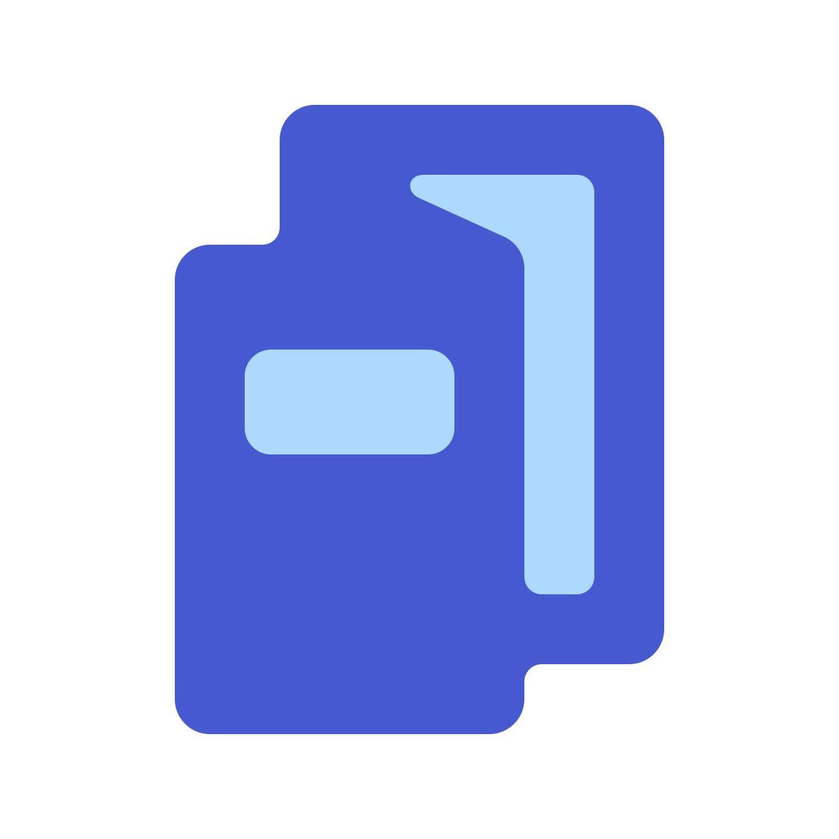 softteal color style 접은 책자 icon