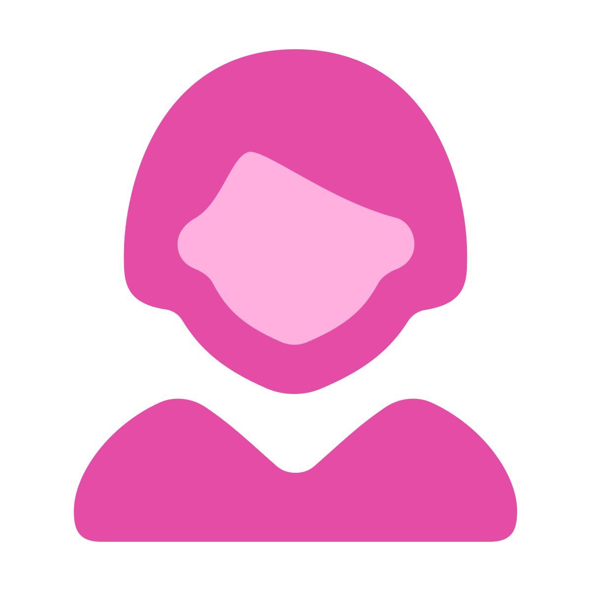 softteal color style 女性客人 icon