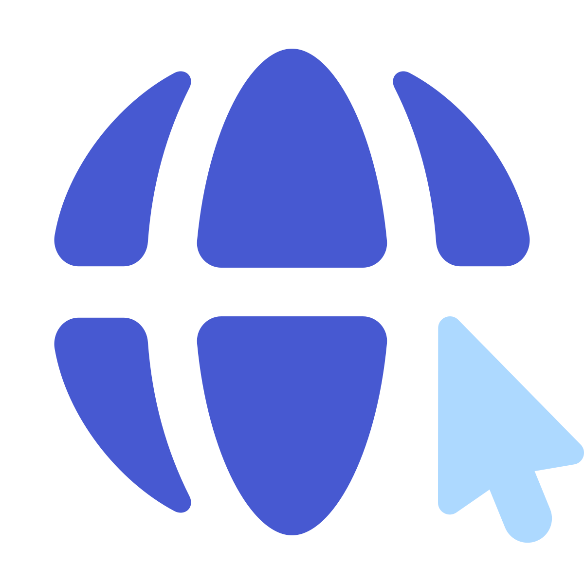 softteal color style internet icon