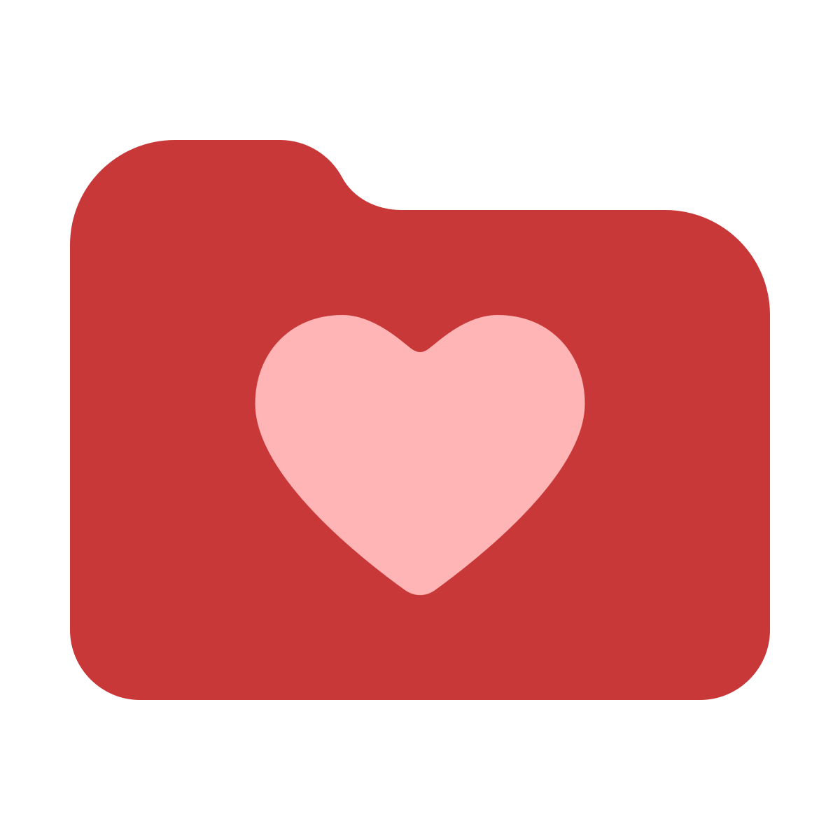 softteal color style likes folder icon