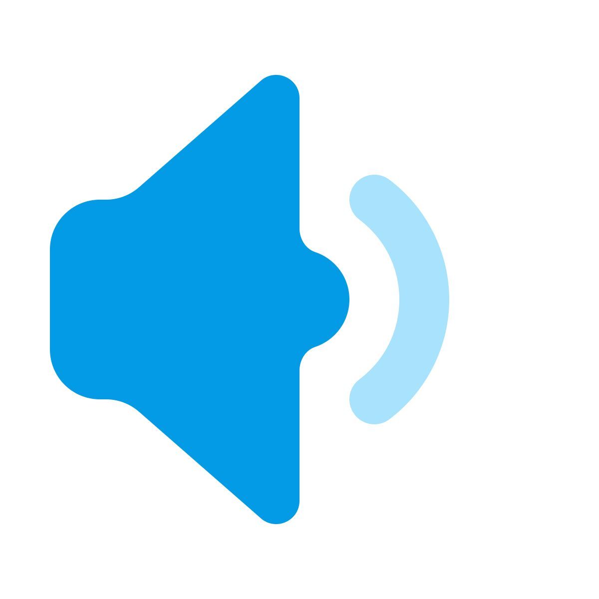 softteal color style 낮은 볼륨 icon