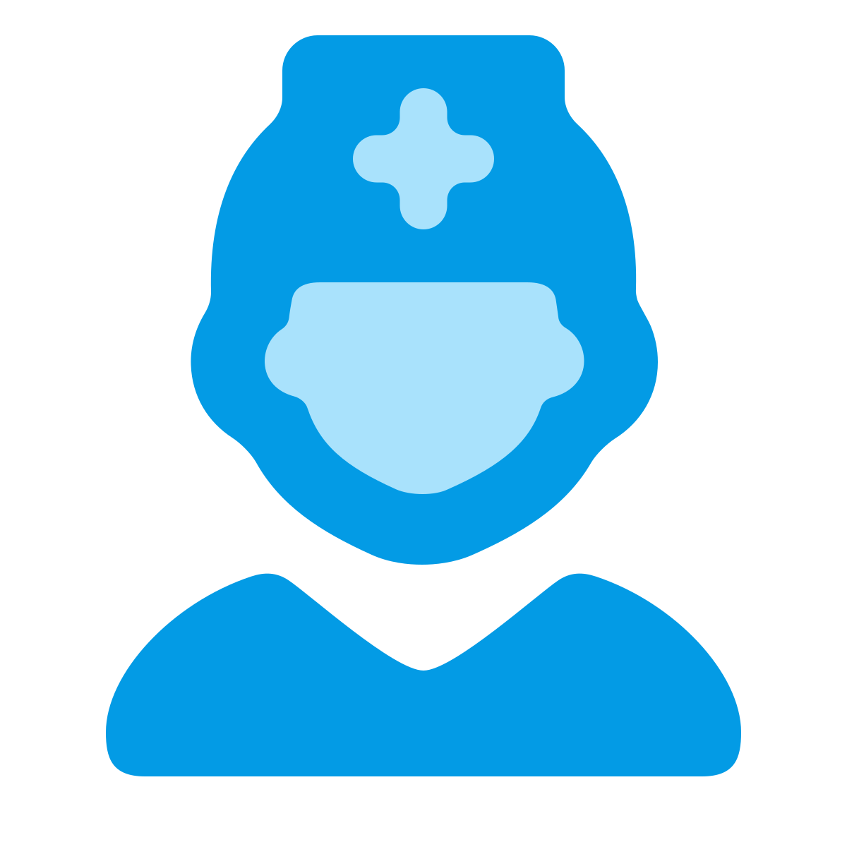 softteal color style medical doctor icon
