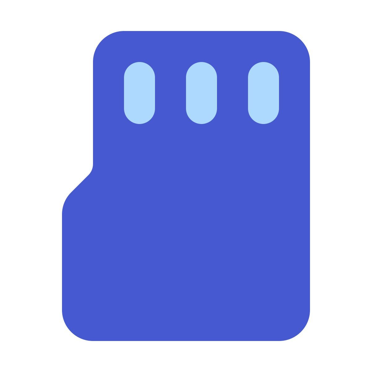 softteal color style micro sd icon