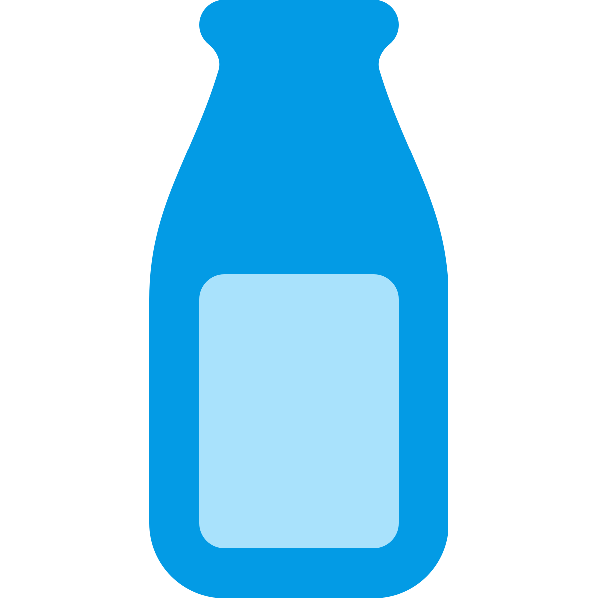 softteal color style milk bottle icon