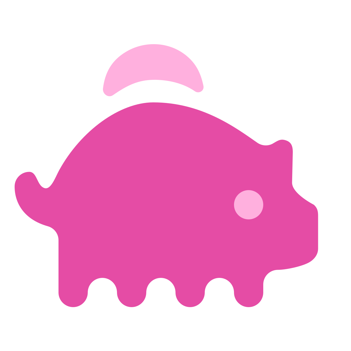 softteal color style money box icon