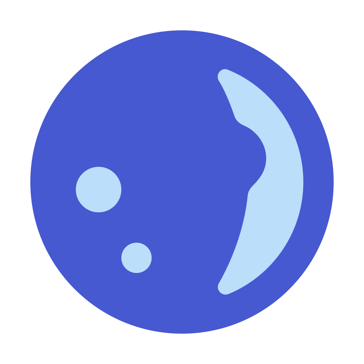 softteal color style moon icon