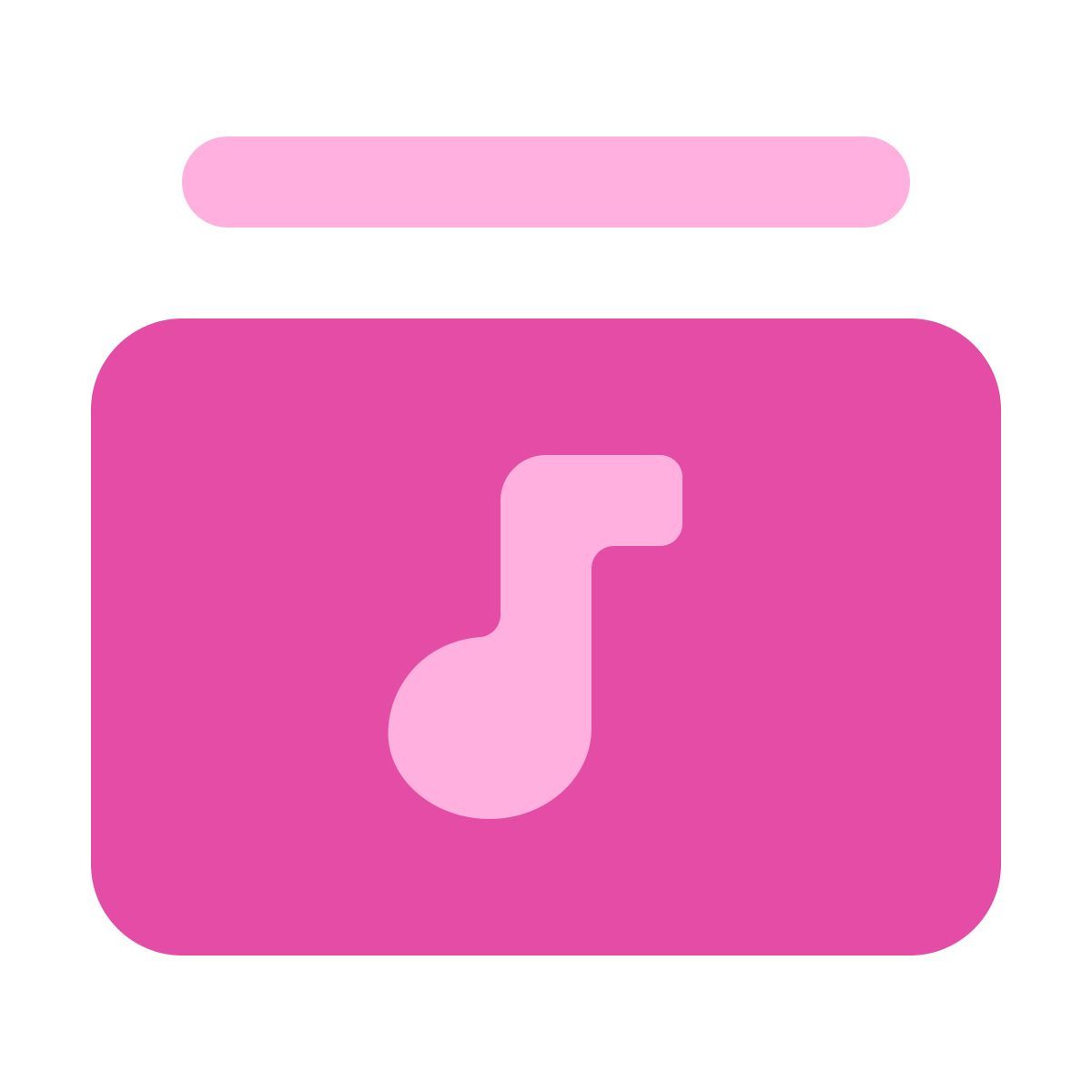 softteal color style musikbibliothek icon