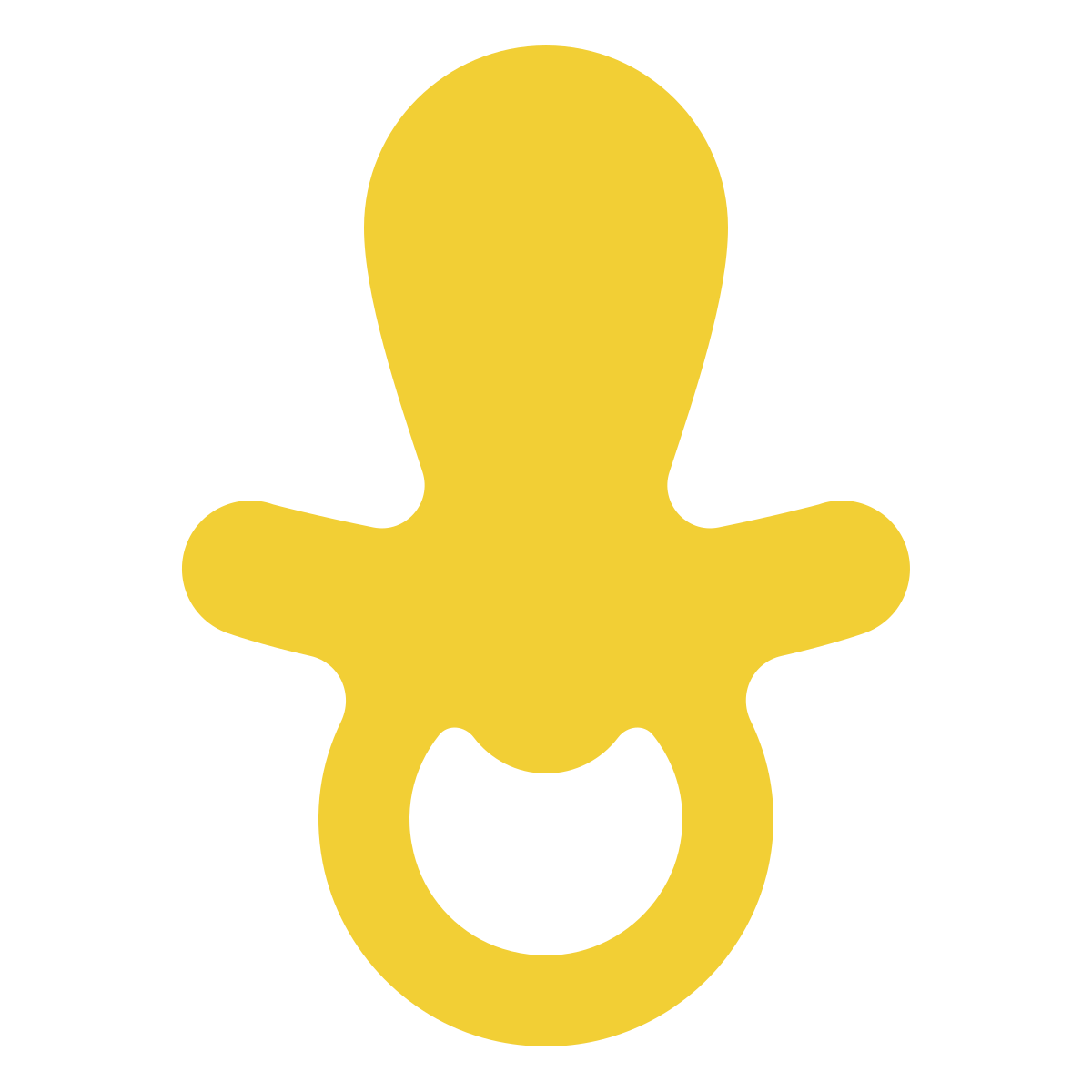 softteal color style pacifier icon