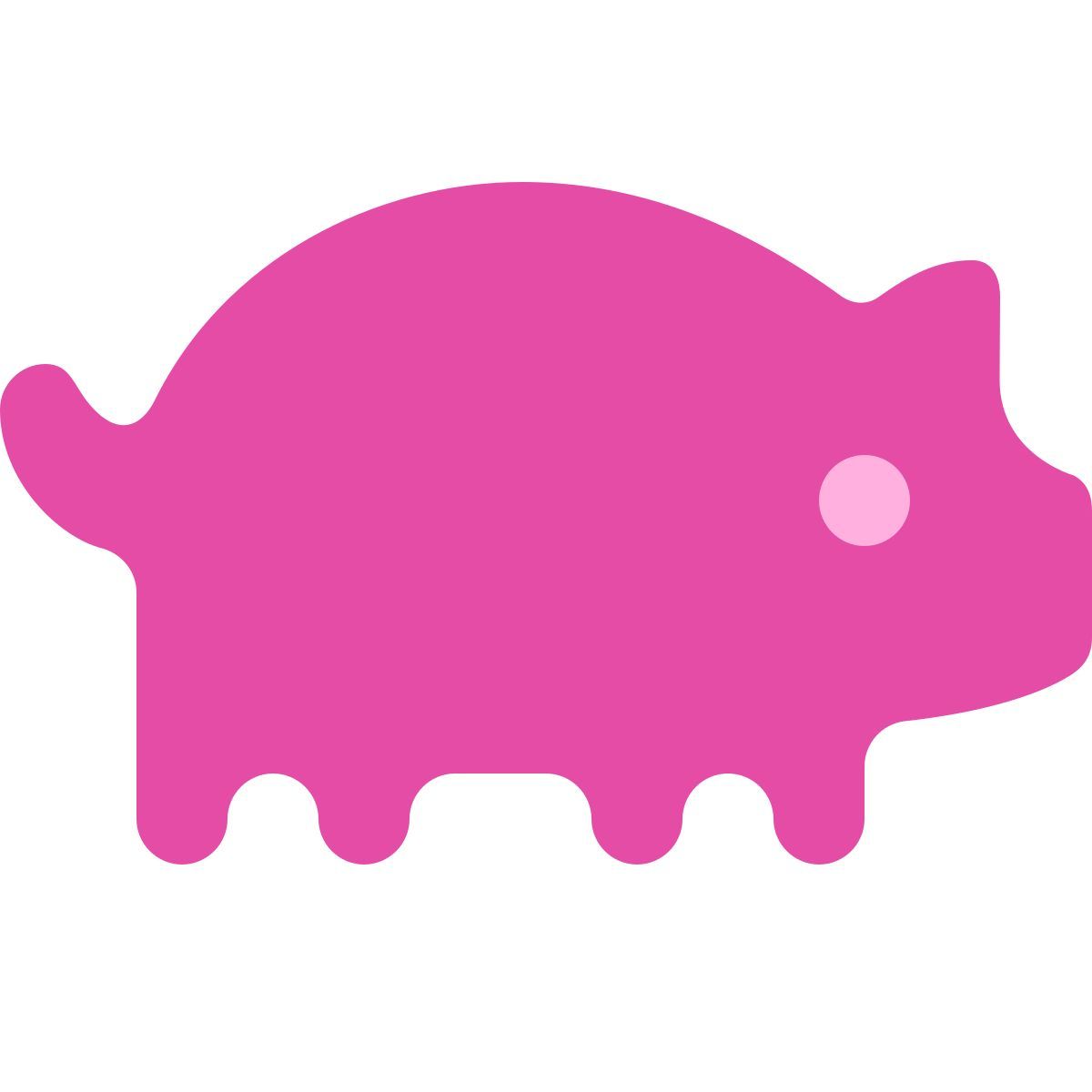 softteal color style 猪 icon