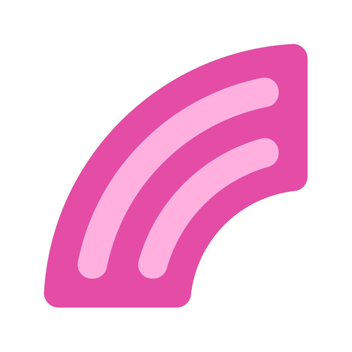 softteal color style arc en ciel icon