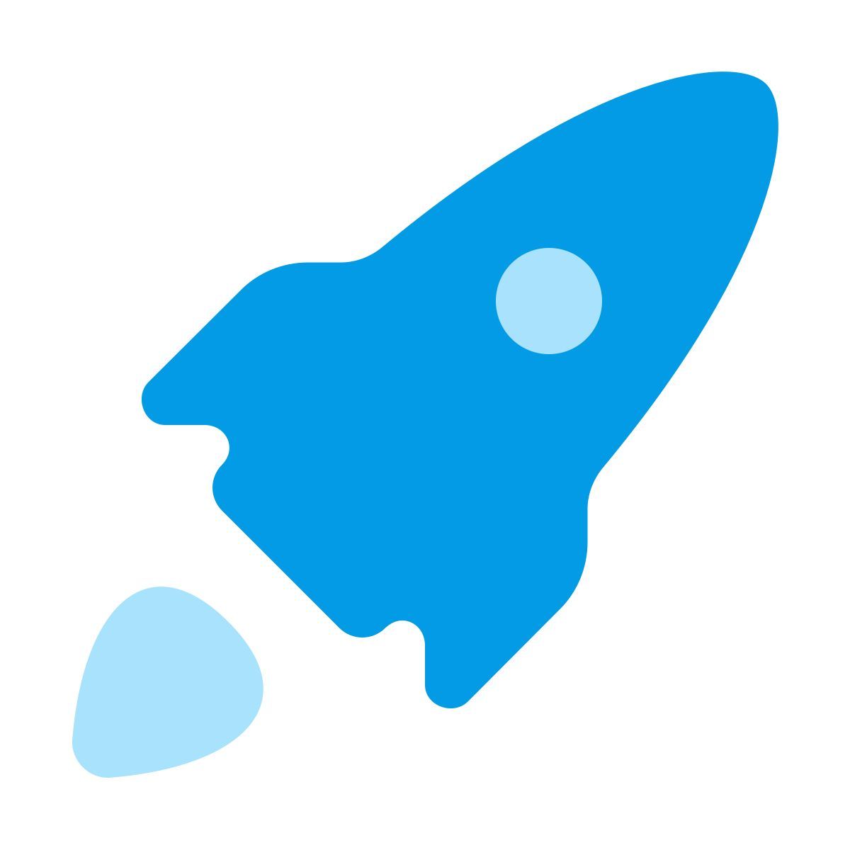 softteal color style fusée icon