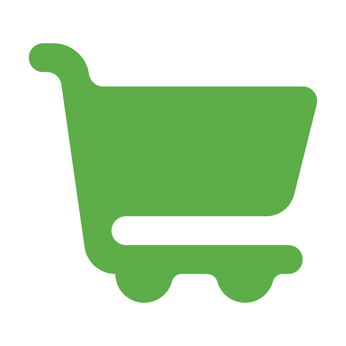 softteal color style shopping cart icon